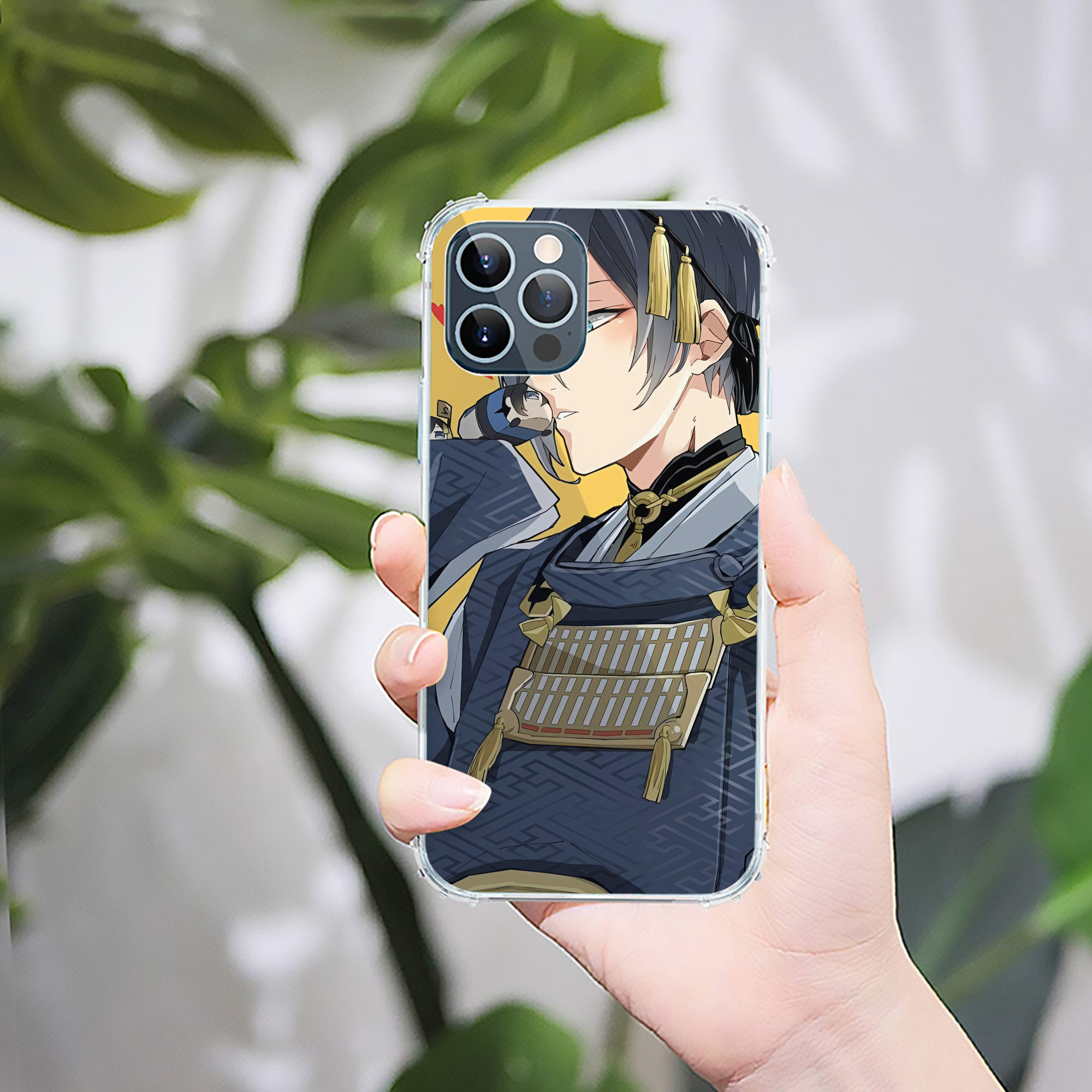 （画像用） 刀剣乱舞 Touken Ranbu 【iPhone 12シリーズ対応】透明スマホケース（クリアソフトケース）